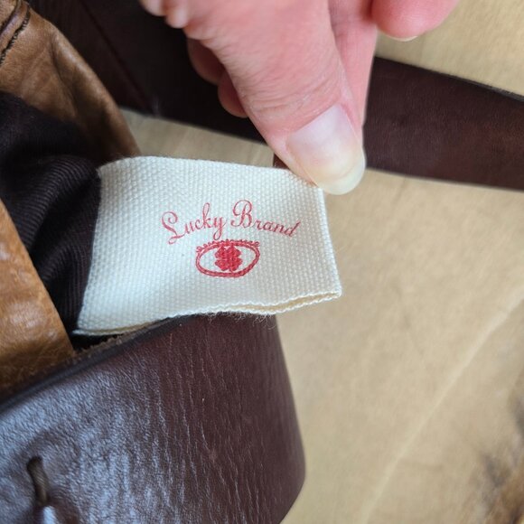 Lucky Brand Brown Leather Handbag - Picture 9 of 12